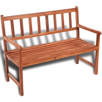 vidaXL Banco De Jard&iacute;n Madera Maciza De Acacia 120 Cm Vidaxl