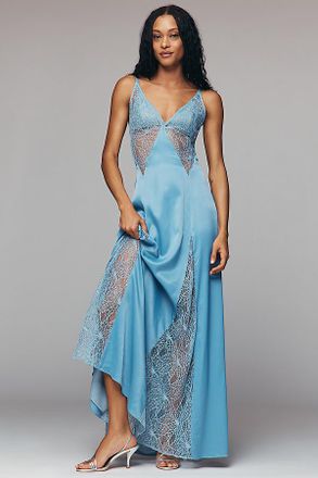 Third Form Inhale Lace Panel Maxi Dress