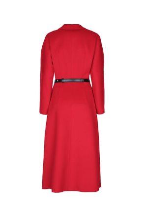 Elisabetta Franchi Belt Coat - Red