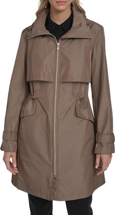 Cole Haan Water Resistant Packable Jacket in Champagne at Nordstrom, Size X-Large