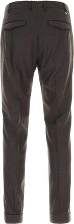 Pantaloni Torino Mens Brown Stretch Wool Pant Marronemedio Pantaloni Trousers