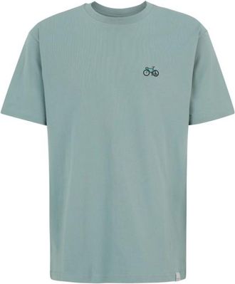 Iriedaily Peaceride Emb Tee T-Shirt f&uuml;r Herren | t&uuml;rkis