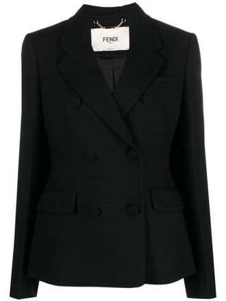 アウターその他 FENDI Woman Blazer Brown FJ7624AQ3H F1RXG FENDI: Blazer woman - Brown | Fendi blazer FJ7624AQ3H online