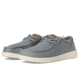 Hey Dude Paul Mens Gray Round Toe Slip On Comfort Casual Shoes LIQ1770