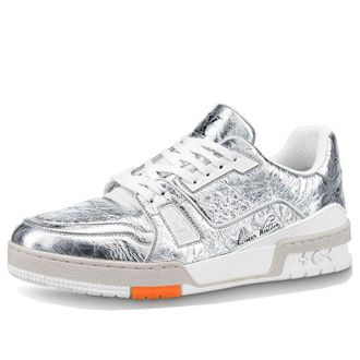 Louis Vuitton Trainer Sneakers Silver 1A8KGQ