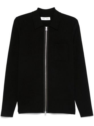 Sams&oslash;e & Sams&oslash;e Guna cardigan - men - EcoVero Viscose (LENZING)/Polyester/Polyamide - L - Black