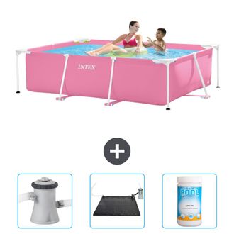 Intex Piscina Con Estructura Rectangular - 220x150x60 Cm - 6-piezas Scb80