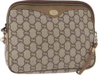 Gucci Pre-owned Vintage Cross Body Bag - Dames - Vintage Schoudertas - Beige - ONE Size - Vintage