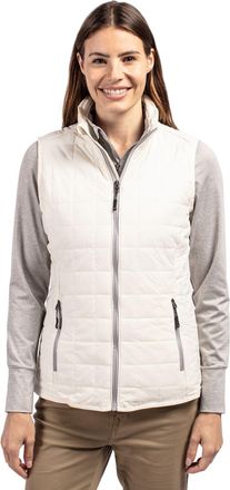 Cutter & Buck Rainier PrimaLoft Womens Eco Insulated Full Zip Puffer Vest