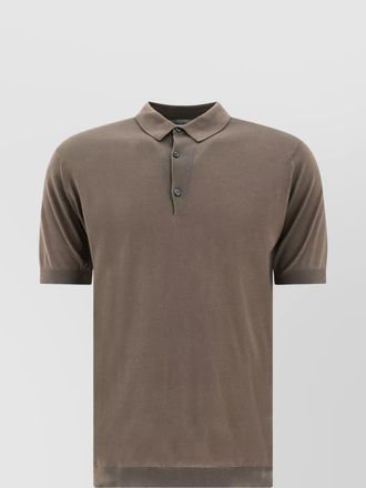 John Smedley polo collared shirt short sleeves