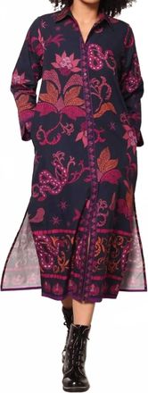 Maude Eliza Dress In Midnight Mosaic