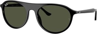 Ray-Ban Green Square Unisex Sunglasses RB2215 901/31 59