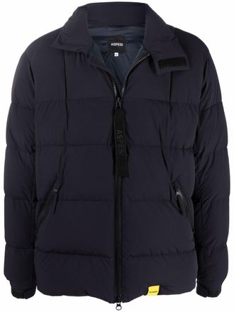 【関税込み】ASPESI Giacca imbottita con cappuccio staccabile Aspesi Giacca Imbottita Con Cappuccio Staccabile In Purple