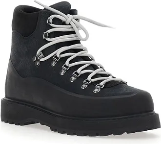 Diemme Mens Ankle Boots Roccia Vet Gomma Black Nubuck