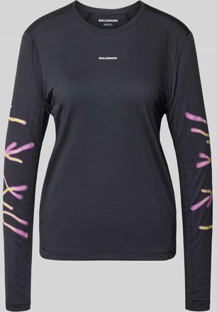 Salomon Funktionsshirt mit Logo Modell Kout in Black, Gr&ouml;&szlig;e XL