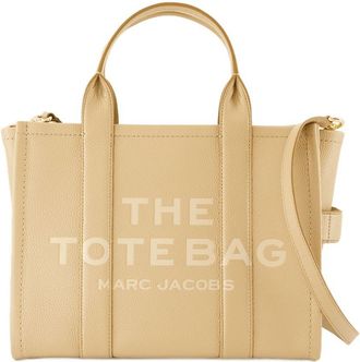 Marc Jacobs Womens Tote Beige Cowhide