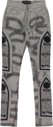 Who Decides War by Ev Bravado Jeans dritti Fusion - Grigio