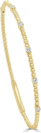 Sabrina Designs 14K 0.23 Ct. Tw. Diamond Stackable Bangle