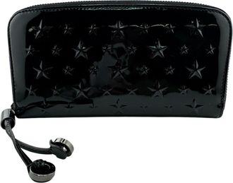 Jimmy Choo London Patent Leather Long Wallet (Bi-Fold) (Pre-Owned)