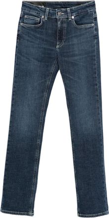 Dondup Jeans Sue dritti con cinque tasche - Blu