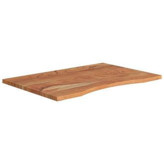 Berkfield Home Beautiful Desk Top 100x60x2.5 cm Rectangular Solid Wood Acacia in Brown