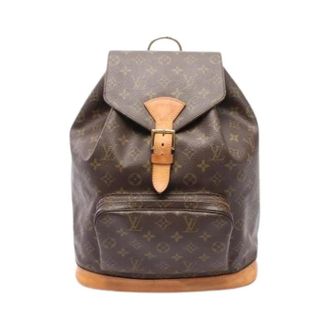 Louis Vuitton Pre-owned Backpacks, female, Brown, Size: ONE SIZE Pre-owned Vintage Backpack