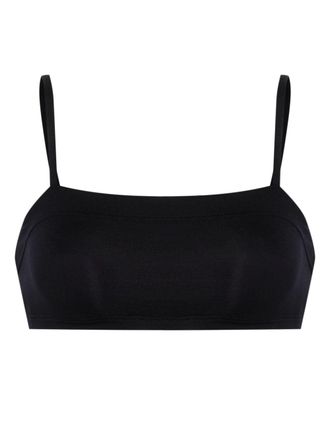 Eres Azur bandeau bikini top - Black