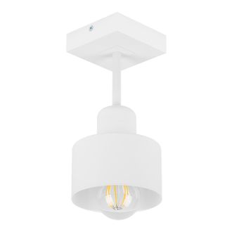 OEM L&aacute;mpara De Techo Blanca De Madera Y Metal De Estilo Escandinavo, 1xe27, Iluminaci&oacute;n Led Moderna Para Sal&oacute;n, Cocina, Dormitorio, Habitaci&oacute;n Infantil, L