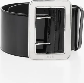 Gucci Patent Leather Maxi Belt 95mm size 75