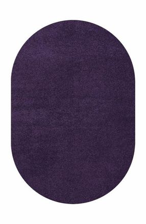 Jonathan Y Designs Haze Solid Low-Pile Oval Area Rug in Lavender/purple at Nordstrom, Size 5Ft 0In X 8Ft 0In