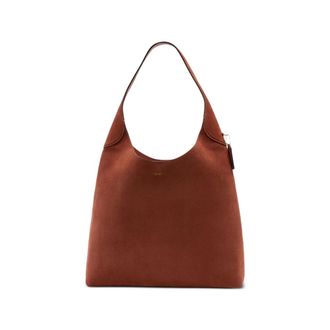 Coach Brooklyn 39 Suede Logo-print Tote Bag