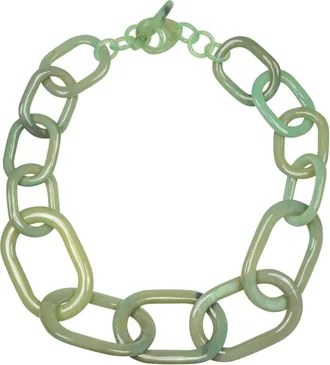 Sunshine Tienda Coastal Link Necklace In Seafoam Green