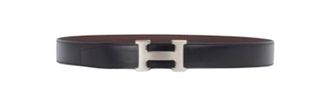 Hermès Black and Brown Reversible Constance Belt Size S