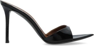 Giuseppe Zanotti Black Open Toe Heels