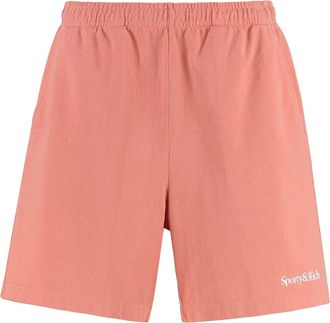 Sporty & Rich Cotton Bermuda Shorts