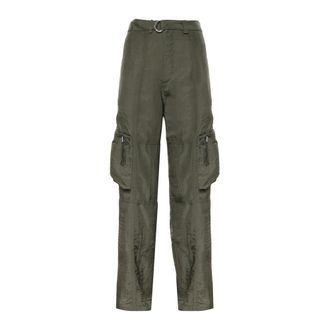 Frankie Shop Straight Trousers, female, Green, Size: M Straight Trousers