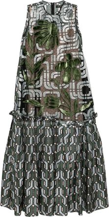 Biyan Zijden jurk - Zwart