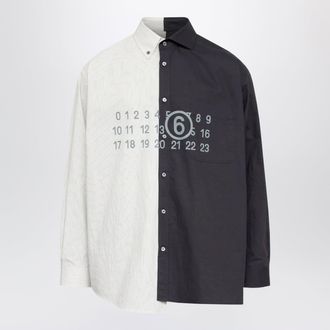 Maison Margiela Two-Tone Long-Sleeved Shirt