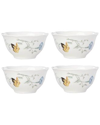 Lenox Butterfly Meadow 4Pc Rice Bowl Set