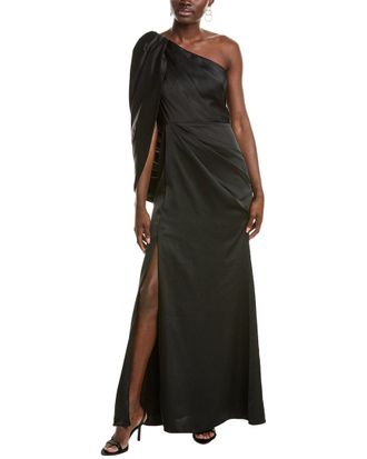 Theia Tori One-Shoulder Gown