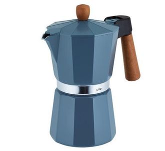 cilio Legno Stovetop Espresso Maker, 15-Ounce in Blue at Nordstrom