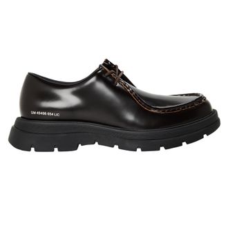 Steve Madden Heren Reice leren muiltjes zonder achterkant (Bruin)
