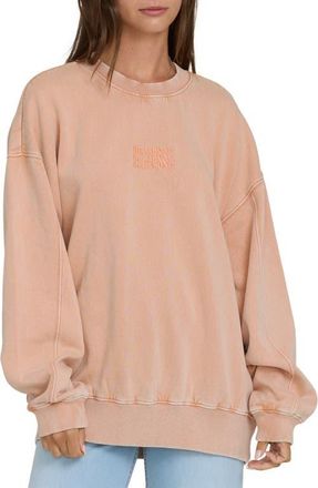Billabong Kendal Bleached Out Sweatshirt in Caramel Cafe at Nordstrom, Size X-Small