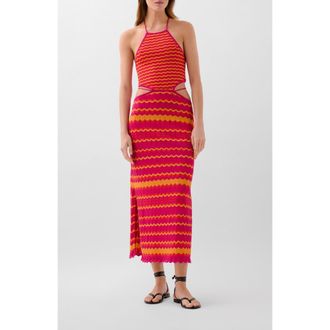 Scalpers Ziggy Knit Dress in Red at Nordstrom, Size Medium Eu