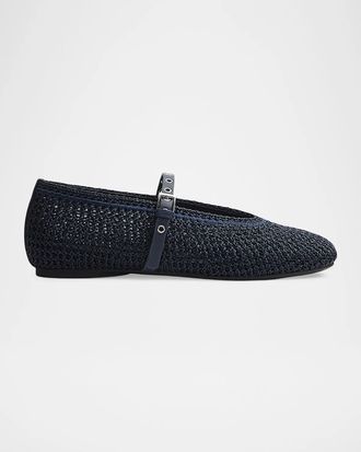 Rag & Bone Spire Crochet Mary Janes
