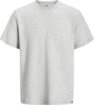 R.D.D. Royal Denim Division Mens Rdddaze Crew Neck Sweat Tee S/S Noos, Light Grey Mix, XL