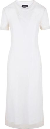 Simone Rocha Midi Kleedjes - Dames - Casual kleedjes - Wit - M - Kleedjes