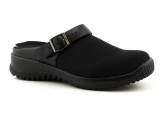 Drew Womens Savannah Clog In Black/black/strech