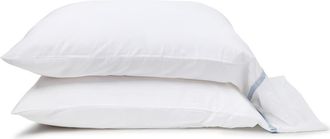 Pom Pom at Home Langston Set of 2 Sateen Pillowcases in French Blue at Nordstrom, Size Standard