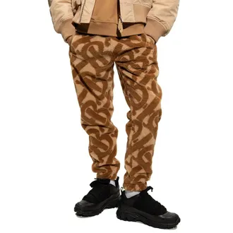 Burberry Mens Brown Polyester Casual Pants